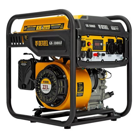 Генератор инверторный DENZEL GK-3800iF, 3,8 кВт, 230 В, ручной старт купить в Губкинске