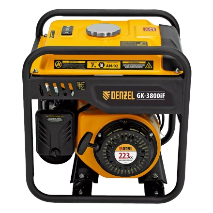 Генератор инверторный DENZEL GK-3800iF, 3,8 кВт, 230 В, ручной старт купить в Губкинске
