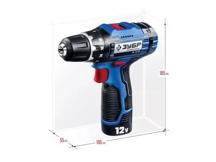 Дрель-шуруповерт 2 АКБ DL-12 A5 серия ПРОФЕССИОНАЛ купить в Губкинске