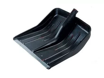 Лопата снеговая 445 x 385 мм без черенка пластмассовая алюминиевая окантовка Россия 61441 купить в Губкинске