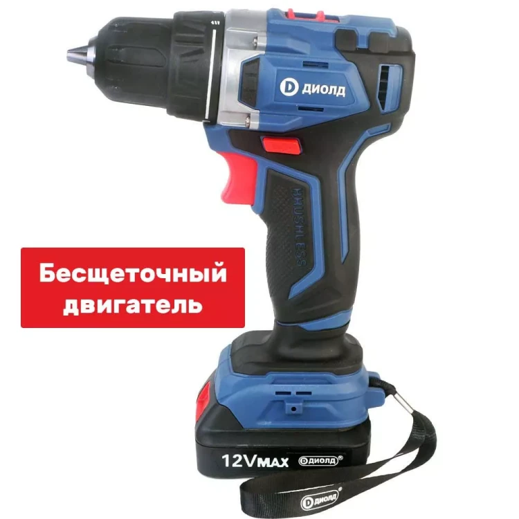 Аккумуляторная дрель-шуруповерт Диолд ДЭА-12ЛИ-08 купить в Губкинске