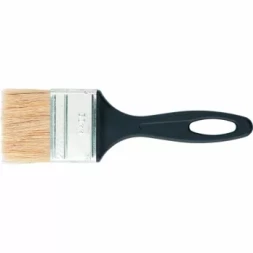 Кисть флейцевая "Стандарт", 70*6, натуральная щетина, пластиковая ручка ручка, СИБРТЕХ 82506