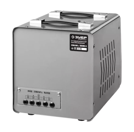 ЗУБР 5000ВА, 5 кВт, автоматический стабилизатор напряжения, Профессионал (59380-5) купить в Губкинске