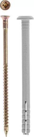 Дюбель-гвоздь ЗУБР &quot;МАСТЕР&quot; полипропиленовый, грибовидный бортик, 6 x 60 мм, 90 шт 4-301355-06-060 купить в Губкинске