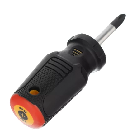 Отвертка PH2х38 мм, CrV, трехкомпонентная рукоятка Denzel 12186 купить в Губкинске