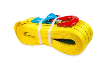 Буксир текстильный ленточный 10,0 т 6,0 м (крюк-крюк) 1002521 купить в Губкинске