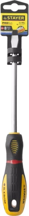 Отвертка STAYER &quot;PROFI&quot; &quot;PROTech&quot;, двухкомп рукоятка, намагниченная, Cr-Mo, SL8,0x150мм 25131-08-15_z02 купить в Губкинске