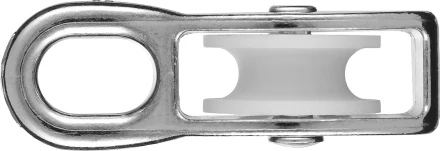 Блок ЗУБР &quot;МАСТЕР&quot; одинарный, оцинкованный, нейлоновый шкив, 8x30мм, 1 шт 304586-30 купить в Губкинске