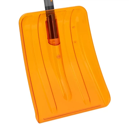 Лопата для уборки снега Сибртех 61673, поликарбонат, 270х360х840 мм, стальной черенок, усиленная купить в Губкинске