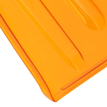 Лопата для уборки снега Сибртех 61673, поликарбонат, 270х360х840 мм, стальной черенок, усиленная купить в Губкинске