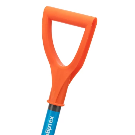 Лопата для уборки снега Сибртех 61673, поликарбонат, 270х360х840 мм, стальной черенок, усиленная купить в Губкинске