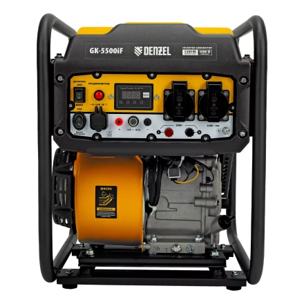 Генератор инверторный DENZEL GK-5500iF, 5,5 кВт, 230 В, ручной старт купить в Губкинске