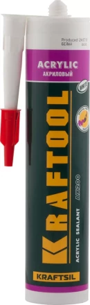 Герметик акриловый KRAFTOOL белый, 300мл 41251-0 купить в Губкинске