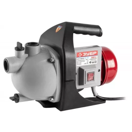 Насос ЗУБР поверхностный, 60л/мин, напор 44м, 1100Вт ЗНС-1100 купить в Губкинске