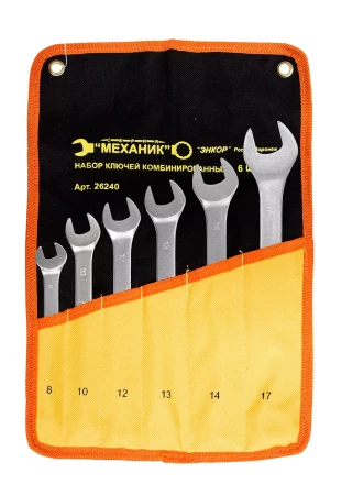 Набор ключей комбинированных 6 шт. чехол Энкор 26240 купить в Губкинске