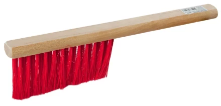 Щетка-сметка, искусственная щетина, трехрядная, деревянный корпус, 320мм 39020 купить в Губкинске