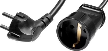 Удлинитель-шнур &quot;ПВС 307-Ш&quot;, 20 м, 2500 Вт, 1 гнездо, ПВС 3х0,75 мм2, ЗУБР 55022-20 купить в Губкинске