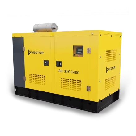 Дизельный генератор Vektor AD-30Y-T400 в шумозащитном кожухе с АВР купить в Губкинске