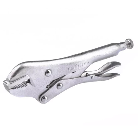 Зажим ручной усиленный плоский захват 180 мм Сибртех 18427 купить в Губкинске