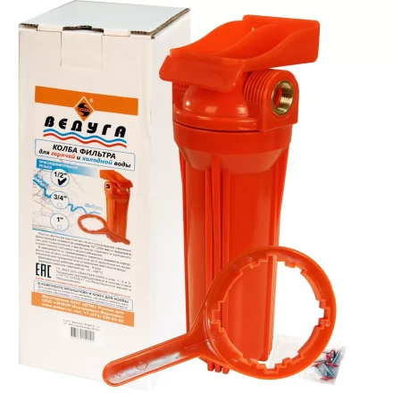 Колба фильтра ВЕДУГА 10 1/2 для горячей воды 69328 купить в Губкинске