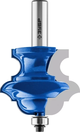 ЗУБР 57 x 47.6 мм, хвостовик 12 мм, фреза кромочная фигурная №6, Профессионал (28717-57) купить в Губкинске