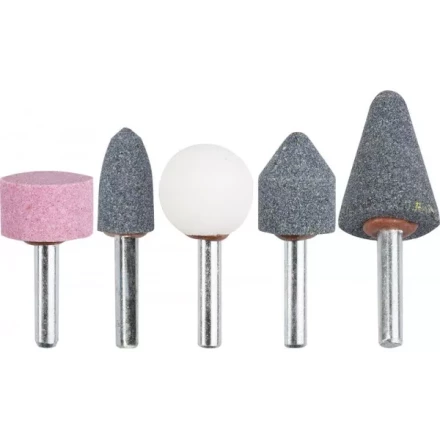 Набор STAYER &quot;MASTER&quot;: Абразивные минишарошки-насадки для дрели, хвостовик d 6мм, 5 предм. 2990-H5 купить в Губкинске
