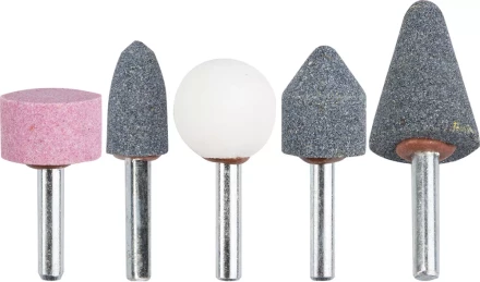 Набор STAYER &quot;MASTER&quot;: Абразивные минишарошки-насадки для дрели, хвостовик d 6мм, 5 предм. 2990-H5 купить в Губкинске