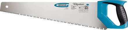 Ножовка по дереву &quot;PIRANHA&quot;,550 мм,сегм.строение рабочей кромки,7-8 TPI,зуб-3D,2-х к. рук-ка GROSS 24119 купить в Губкинске