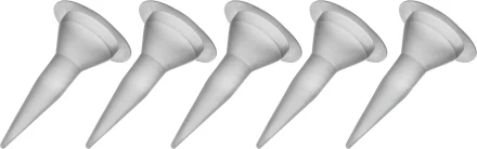 ЗУБР 5 шт, запасные сопла для закрытых пистолетов для герметика, Профессионал (06633-S) купить в Губкинске