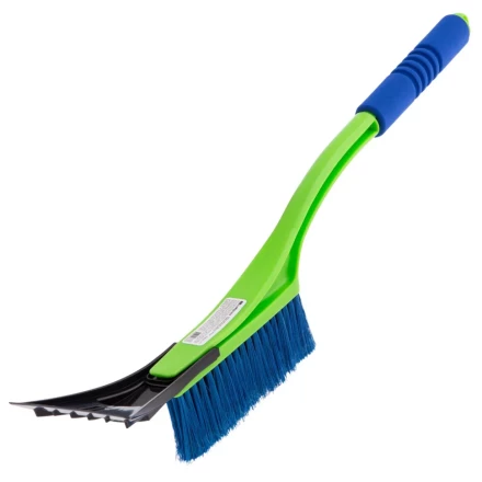 Щетка-сметка для снега со съемным скребком, мягкая рукоятка, 540 мм Сибртех 55317 купить в Губкинске
