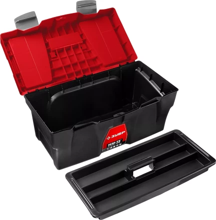 Ящик для инструмента &quot;НЕВА-23&quot; пластиковый, ЗУБР 38323-23 купить в Губкинске