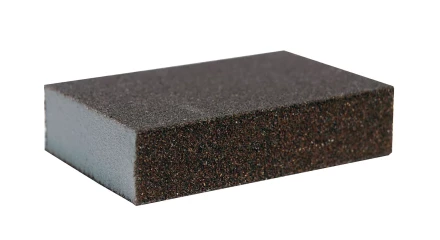 Губка абразивная четырехсторонняя 100х70х25мм К60/100 Энкор 20554 купить в Губкинске