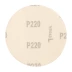 Круг абразивный на ворсовой подложке под &quot;липучку&quot;, P 220, 125 мм, 10 шт Сибртех 738707 купить в Губкинске