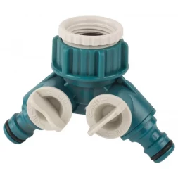 Распределитель двухканальный (резьба внешняя-соединитель), RACO "Original" 4250-55256C, 3/4"x1" 4250-55256C