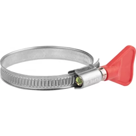 Хомуты ЗУБР &quot;ЭКСПЕРТ&quot; &quot;Бабочка&quot;, нерж. сталь, накатная лента 9 мм, 40-60 мм, 2 шт 37835-40-60 купить в Губкинске