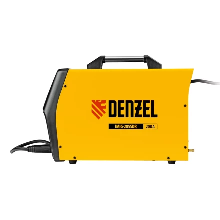 Аппарат инвертор. полуавтомат. cварки Denzel IMIG-205SDR, 200 А, ПВ 60%, катушка 5 кг купить в Губкинске