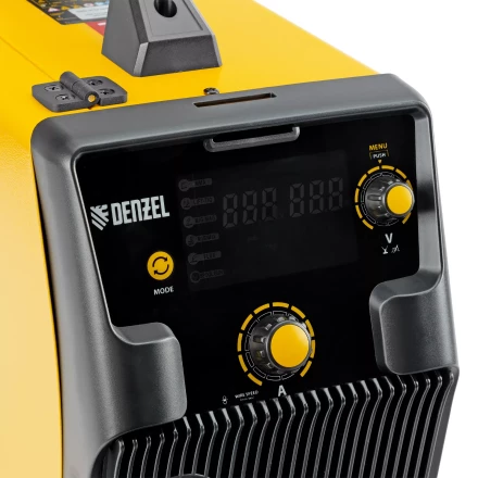 Аппарат инвертор. полуавтомат. cварки Denzel IMIG-205SDR, 200 А, ПВ 60%, катушка 5 кг купить в Губкинске