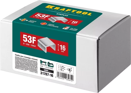 Скобы тип 20GA (53F / D / 056) 5000 шт 31787-16 купить в Губкинске