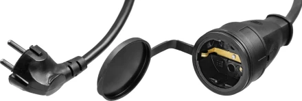 Удлинитель-шнур &quot;ПВС 315-Ш&quot;, 20 м, 3500 Вт, 1 гнездо, IP44, ПВС 3х1,5 мм2, ЗУБР 55020-20 купить в Губкинске