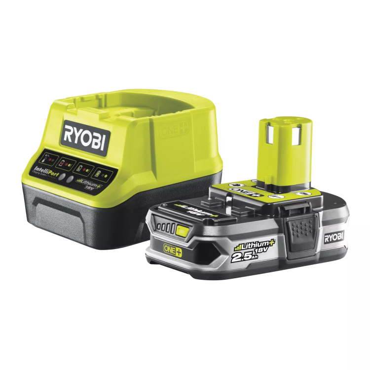 Ryobi ONE Li-Ion аккумулятор 2.5Aч  зарядное устройство RC18120, RC18120-125 купить в Губкинске