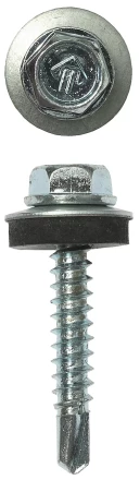 Саморезы ЗУБР &quot;ПРОФЕССИОНАЛ&quot; оцинков., для крепл. кров. матер. к дерев. обреш., 4.8x29мм, 400шт 4-300315-48-029 купить в Губкинске