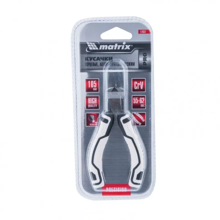 Кусачки торцевые Mini 105 мм авторазжим Pro Matrix 17837 купить в Губкинске