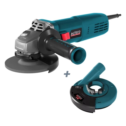 Угловая шлифмашина ALTECO AG 1400-125 ECS + Защитный кожух для пылеудаления ALTECO ADE 125 68946 купить в Губкинске