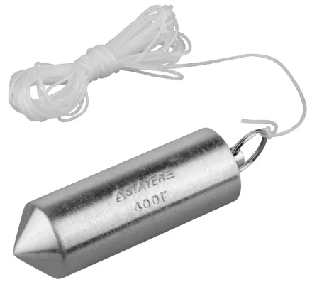 Отвес STAYER &quot;MASTER&quot; строительный со шнуром, 400г 0635-40_z01 купить в Губкинске