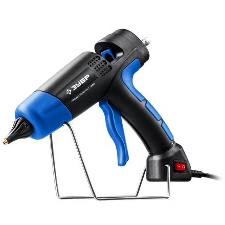 ЗУБР 200, d 11 мм, 20 г/мин, электрический термоклеевой пистолет, Профессионал (06852-11) купить в Губкинске