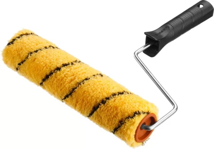 Валик малярный ЗУБР &quot;ОПТИМА -ДУАЛОН&quot;, все виды ЛКМ, идеален для ЛКМ на масляной основе, для ровных поверхностей, полиэстр, ворс 12 мм, бюгель 6 мм, 40х180мм 03518-18 купить в Губкинске
