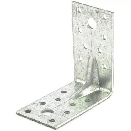 Крепежный уголок усиленный 2,5мм KUU 70x70x40 мм Россия Сибртех 464093 купить в Губкинске