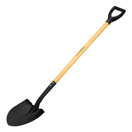 Лопата для сыпучих грузов, 215х285х1325 мм, деревянный черенок с пропиткой, Россия Сибртех 6145655 купить в Губкинске