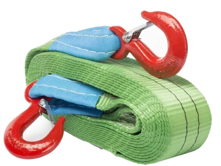 Буксир текстильный ленточный 8,0 т 5,0 м (крюк-крюк) 1002520 купить в Губкинске