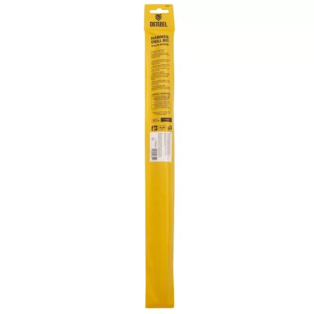 Бур по бетону Denzel, 18 x 460 мм, двойная спираль, три пылеотводящие кромки, 705045 купить в Губкинске